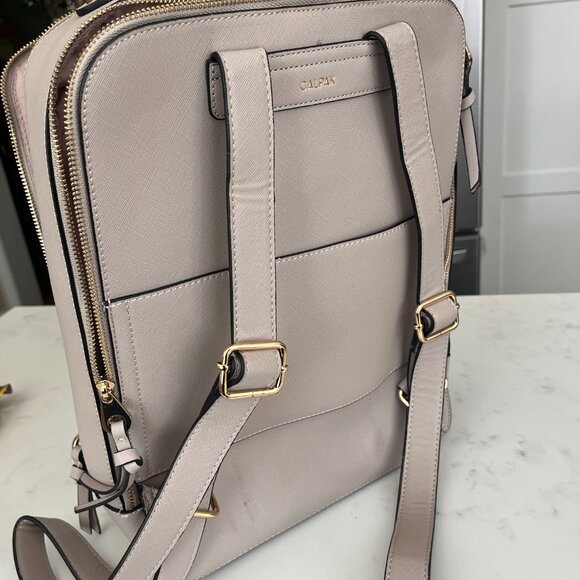 Calpak Kaya 15" Laptop Backpack Travel in color Stone - Picture 2 of 4